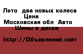 Лето ,два новых колеса. › Цена ­ 4.500. - Московская обл. Авто » Шины и диски   